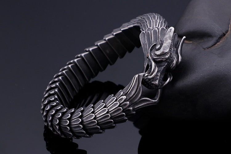 Stainless Steel Dragon Bracelet