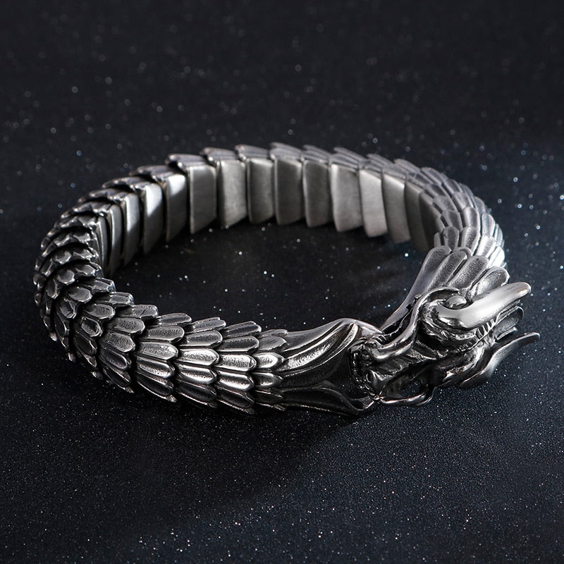 Stainless Steel Dragon Bracelet Secondary image