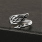 Angel Wing Sterling Silver Ring