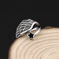 Angel Wings Silver Adjustable Ring