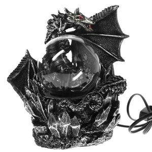 Fantasy Dark Dragon Plasma Ball Figurine Fantasy Dark Dragon Plasma Ball Figurine