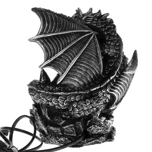 Fantasy Dark Dragon Plasma Ball Figurine Fantasy Dark Dragon Plasma Ball Figurine