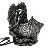 Fantasy Dark Dragon Plasma Ball Figurine Fantasy Dark Dragon Plasma Ball Figurine