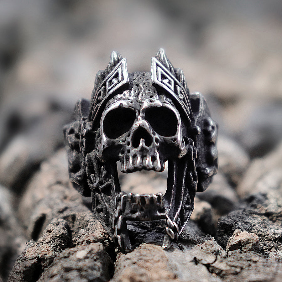 skull rings for men skull ring skull rings for women Main image