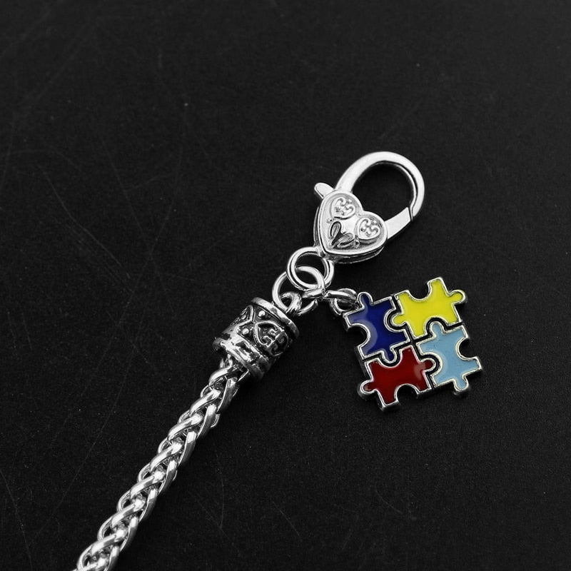 Autism Awareness Puzzle Charm Bracelet Secondary image