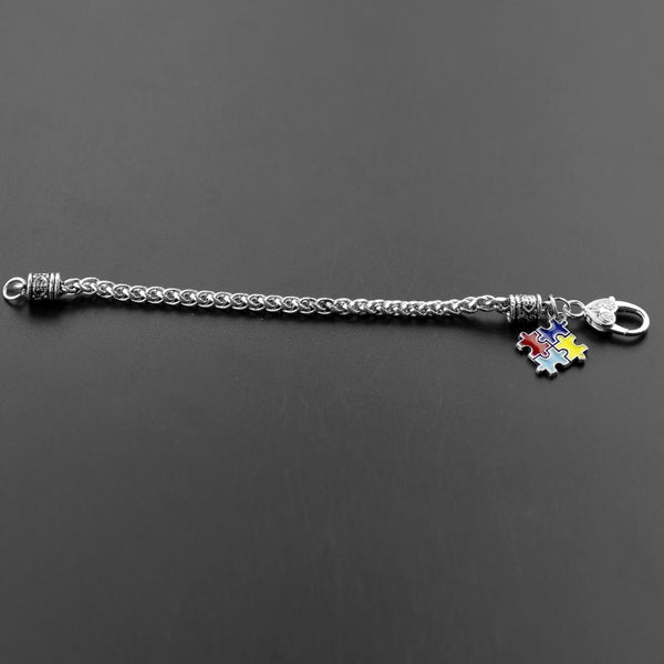 Autism Awareness Puzzle Charm Bracelet