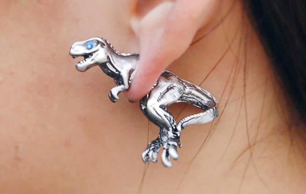 dinosaur earrings t rex earrings dino earrings