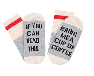 If You Can Read This Bring Me A Cup Of Coffee Socks 2