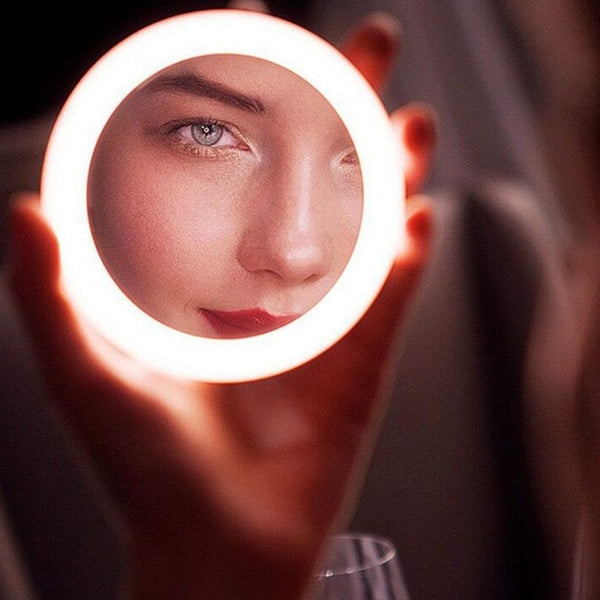 led compact mirror compact mirror with light light up compact mirror compact makeup mirror with lights compact magnifying mirror with light pocket mirror with lights