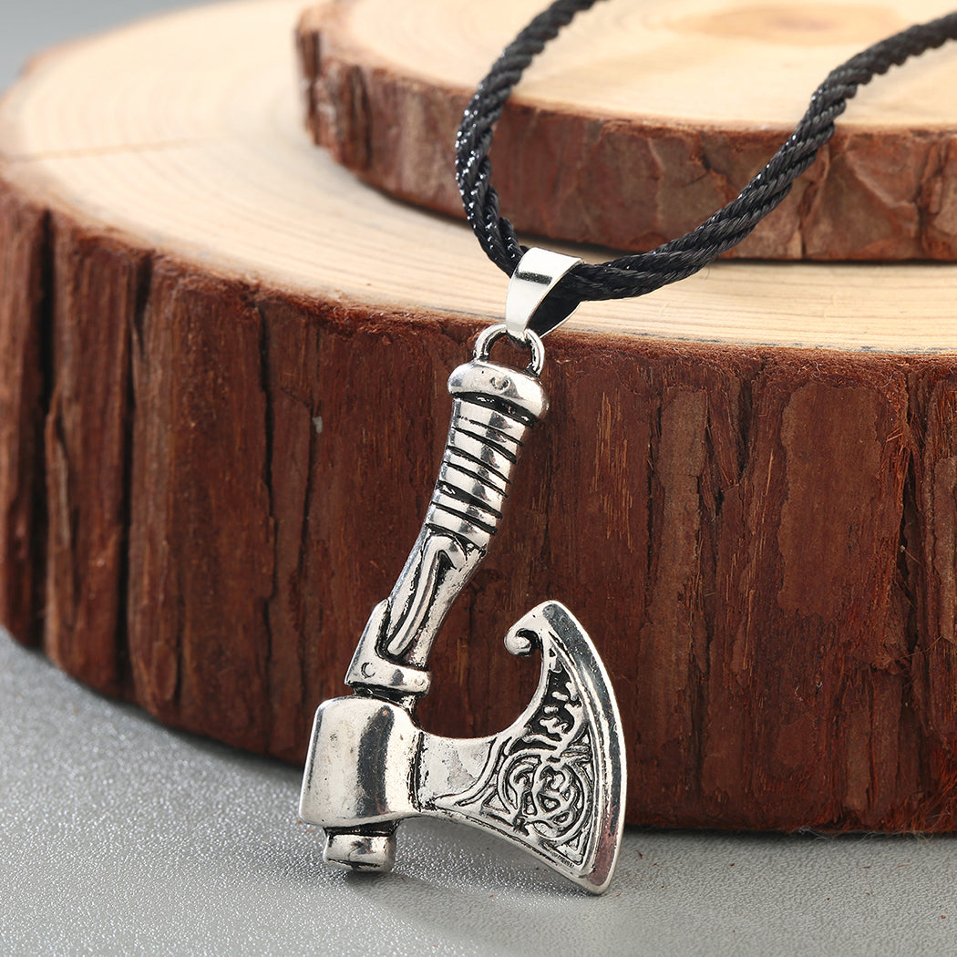 Silver Axe Pendant Necklace Main image