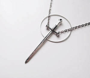 Silver Sword Necklace