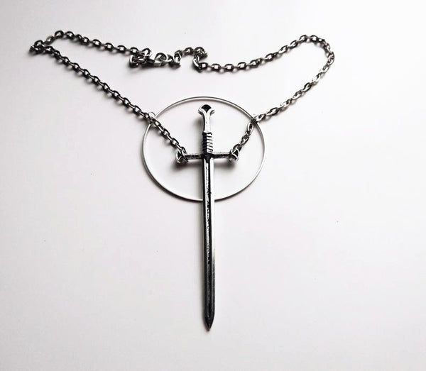 Silver Sword Necklace