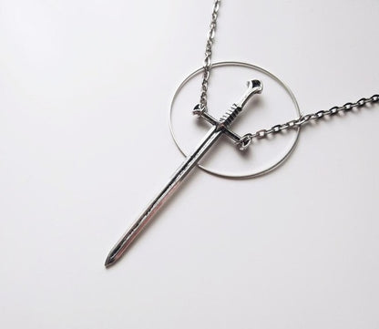 Silver Sword Necklace
