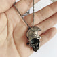 mens skull necklace