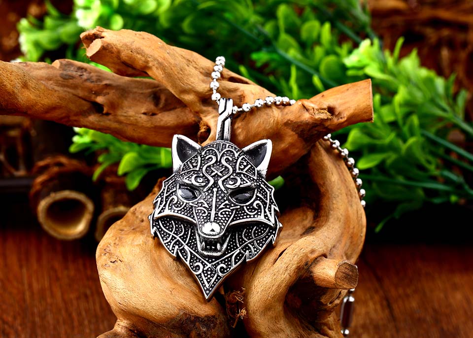 wolf necklace