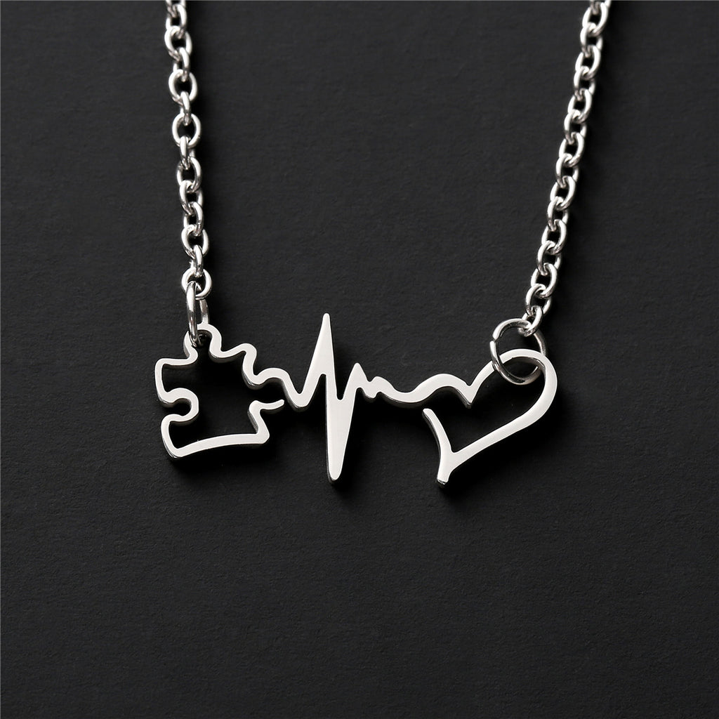 Autism Awareness Heartbeat