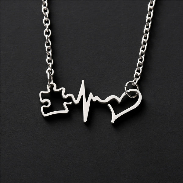Autism Awareness Heartbeat