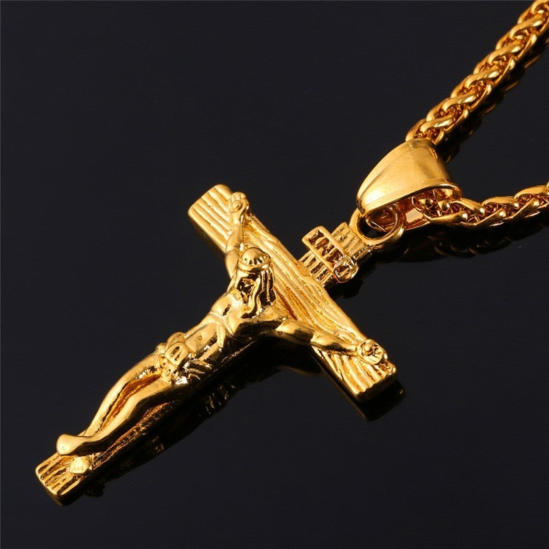 jesus necklace jesus cross necklace jesus piece chains jesus piece necklace jesus cross chain jesus piece pendant Main image