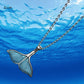 mermaid necklace mermaid tail necklace mermaid pendant necklace