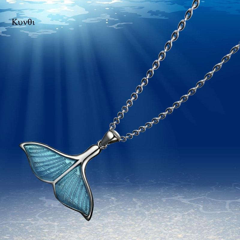 mermaid necklace mermaid tail necklace mermaid pendant necklace