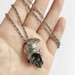 mens skull necklace