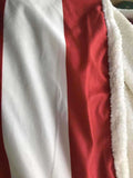 American Flag USA Hooded Blanket American Flag USA Hooded Blanket