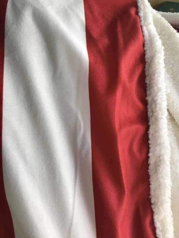 American Flag USA Hooded Blanket
