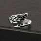 Angel Wing Sterling Silver Ring