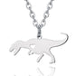 T-Rex Dinosaur Heart Necklace