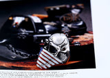 American Flag Stainless Steel Mens Skull Ring skull rings for men skull ring skull rings for women