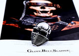 American Flag Stainless Steel Mens Skull Ring skull rings for men skull ring skull rings for women