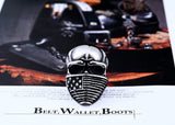 American Flag Stainless Steel Mens Skull Ring skull rings for men skull ring skull rings for women