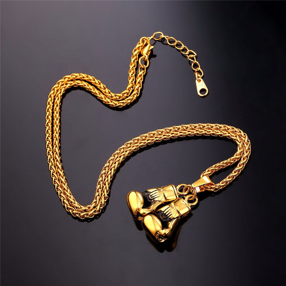 Boxing Gloves Necklace