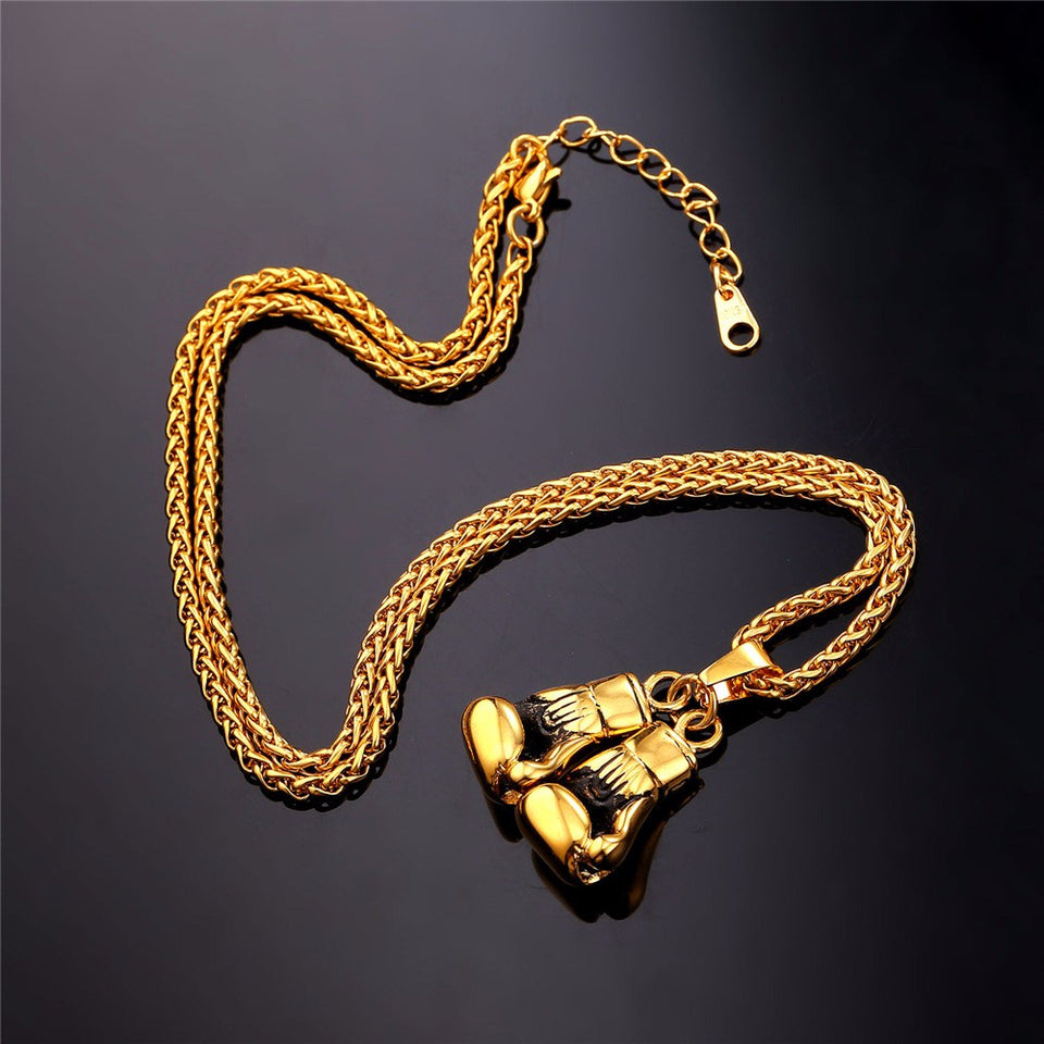 Boxing Gloves Necklace