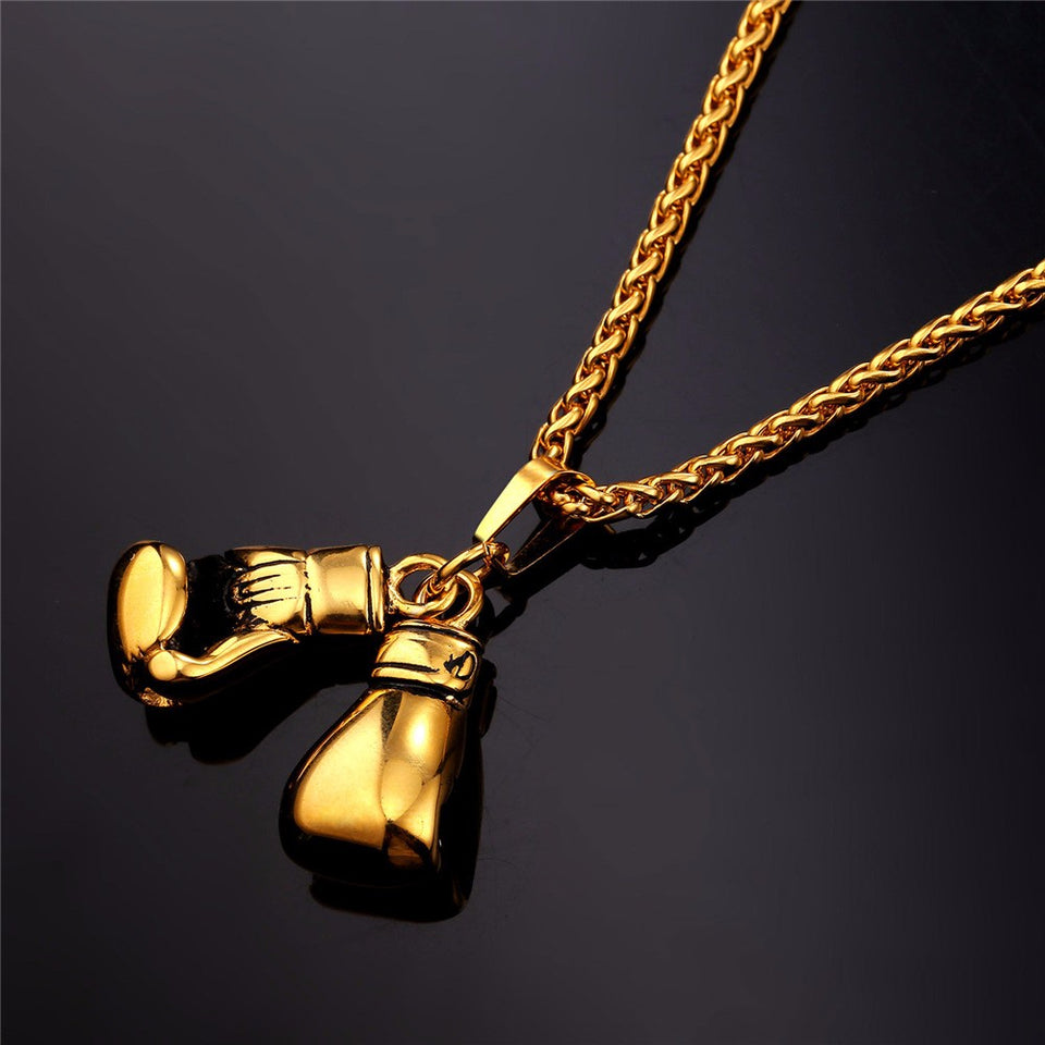 Boxing Gloves Necklace