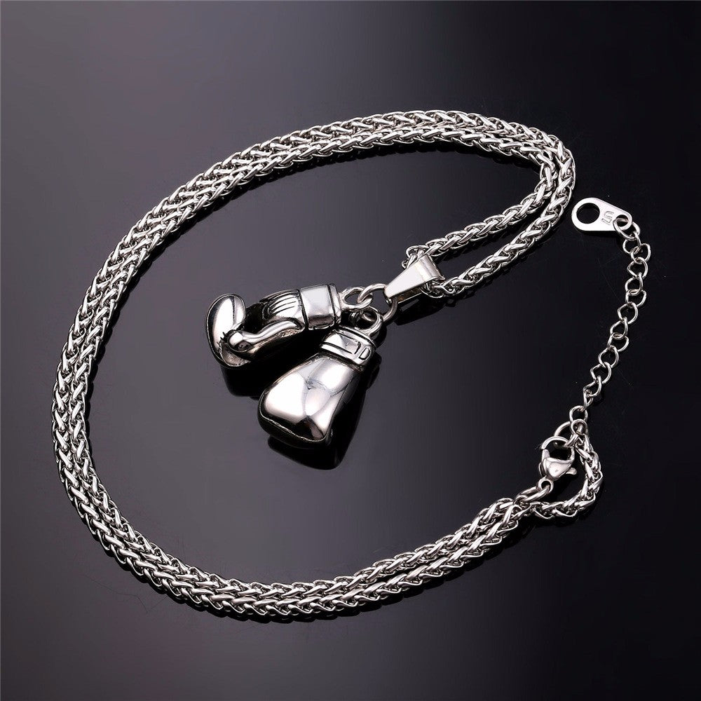 Boxing Gloves Necklace