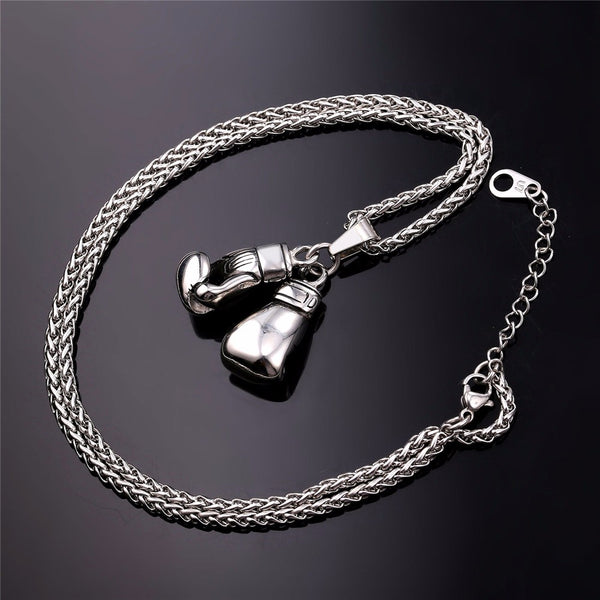 Boxing Gloves Necklace