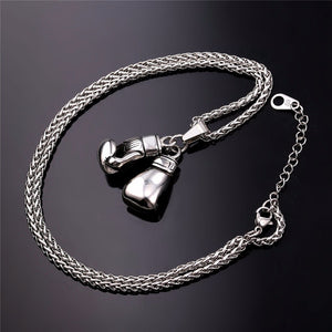Boxing Gloves Necklace Boxing Gloves Necklace