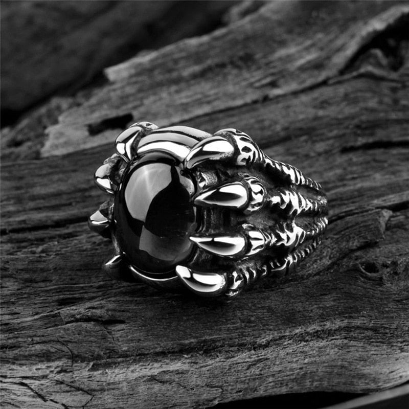 Dragon Claw Red Stone Ring Secondary image