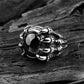 dragon ring, mens dragon ring, dragon ring silver, dragon claw ring, dragon eye ring