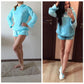 Cute Cat Meow Womens Pajamas Set