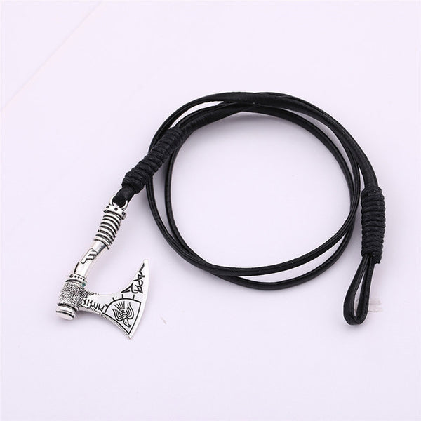 Axe Leather Bracelet
