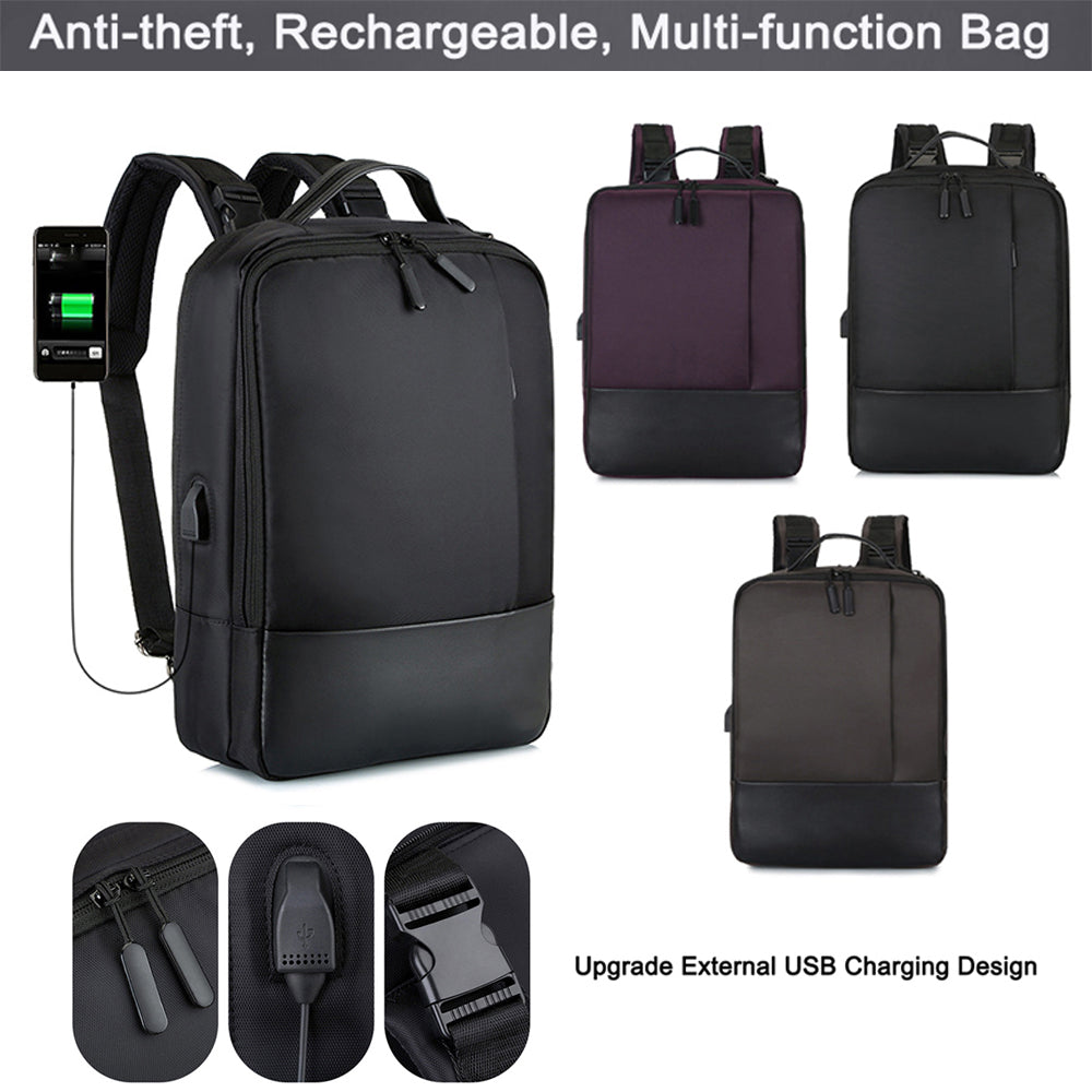 Multifunction USB Anti-Theft Backpack