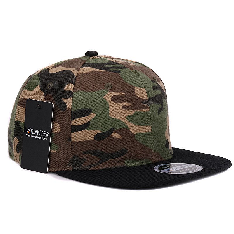 Camouflage Snapback Hat Cap