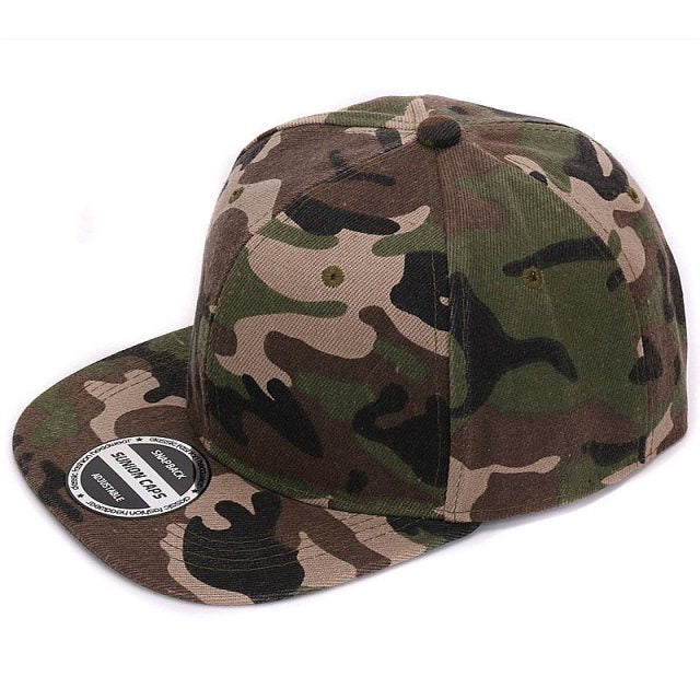 Camouflage Snapback Hat Cap