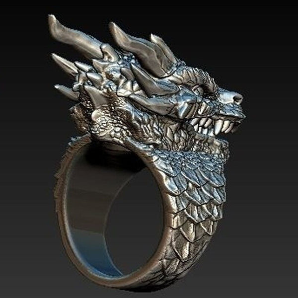 Gothic Dragon Ring