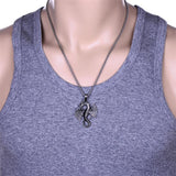 Flame Dragon Pendant Necklace Flame Dragon Pendant Necklace