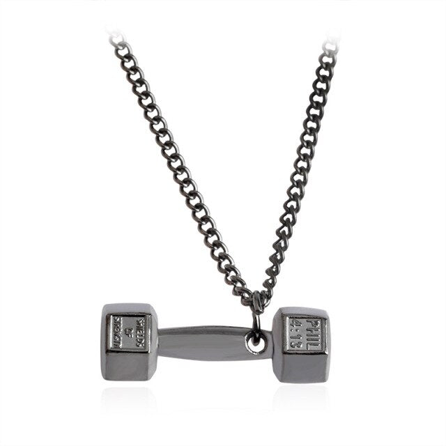 Dumbbell necklace