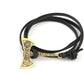 Axe Leather Bracelet