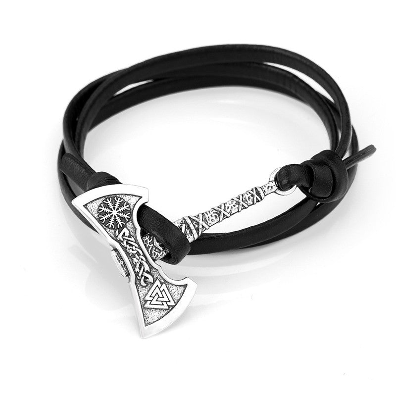 Axe Leather Bracelet Main image
